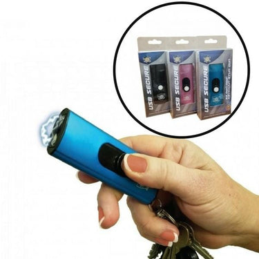 Defense Divas® Stun Guns USB Secure 22,000,000 Volt Stun Gun Key Chain